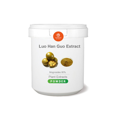 Bulk Supply Monk Fruit Sweetener Ratio Monk Fruit Extract Mogroside 80% Luo Han Guo Extract